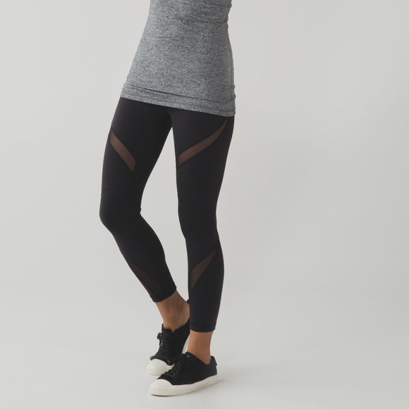 LULULEMON Black High Times Metta High Panel Leggings - Picture 4 of 11